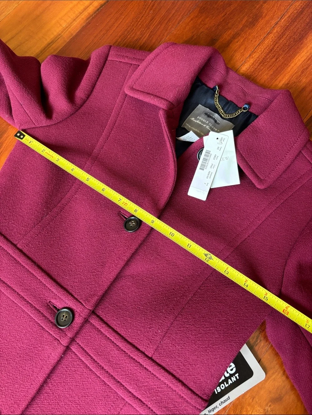 NWT J. Crew wool blend jacket